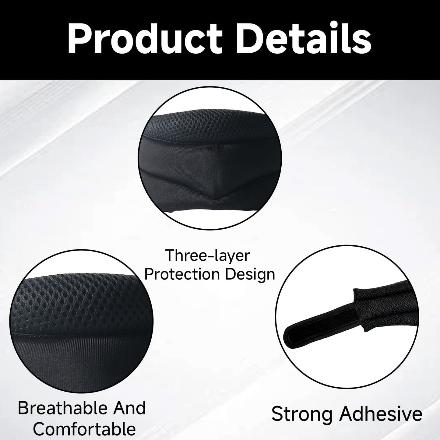 Neck Support for Snoring, Neck Brace, Neck Brace for Sleeping, Adjustable Soft Foam Neck Braces for Men & Women, Ergonomic Design for Comfortable Sleep/Home/Travel/Office(Adjust 5.31-6.49inch)