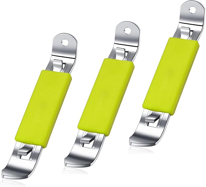 3 Pieces Magnetic Bottle Openers Can Opener Classic Beer Opener Stainless Steel Small Bottle Opener Can Tapper with Magnet for Camping and Traveling HANCELANT (Green)4.52 X 0.87 X 0.79 inches