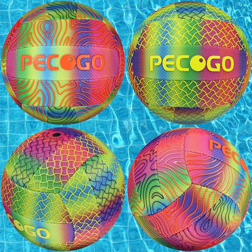 PECOGO Waterproof Volleyball Size 5 - Perfect for Pool, Indoor & Outdoor Games - Durable, Lightweight, and Easy to Use for...