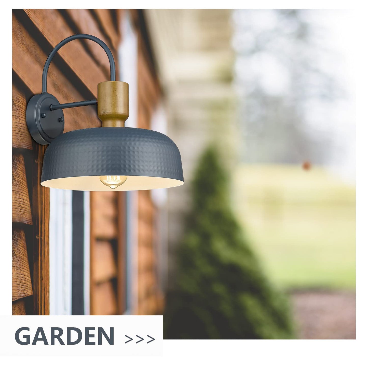 Darkaway Modern Barn Light Fixtures Wall Lamps Sconces With Hammered Metal Shade  Blue Lighting For Outdoor Indoor Patio Porch Lights  2 Pack
