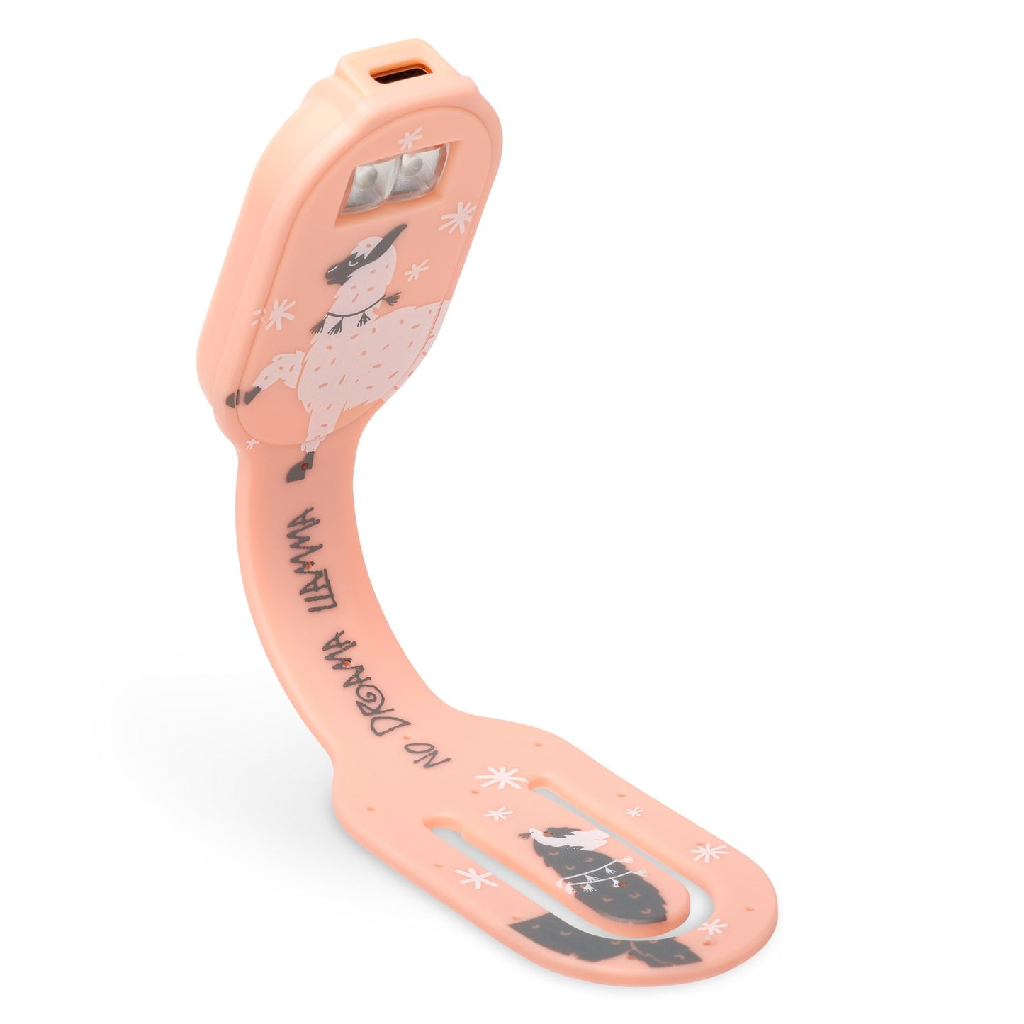 Gifts For Readers & Writers Flexilight Bookmark Light | Rechargeable Led Clip-On | Llama Color | Ideal For mature-themeds & Kids