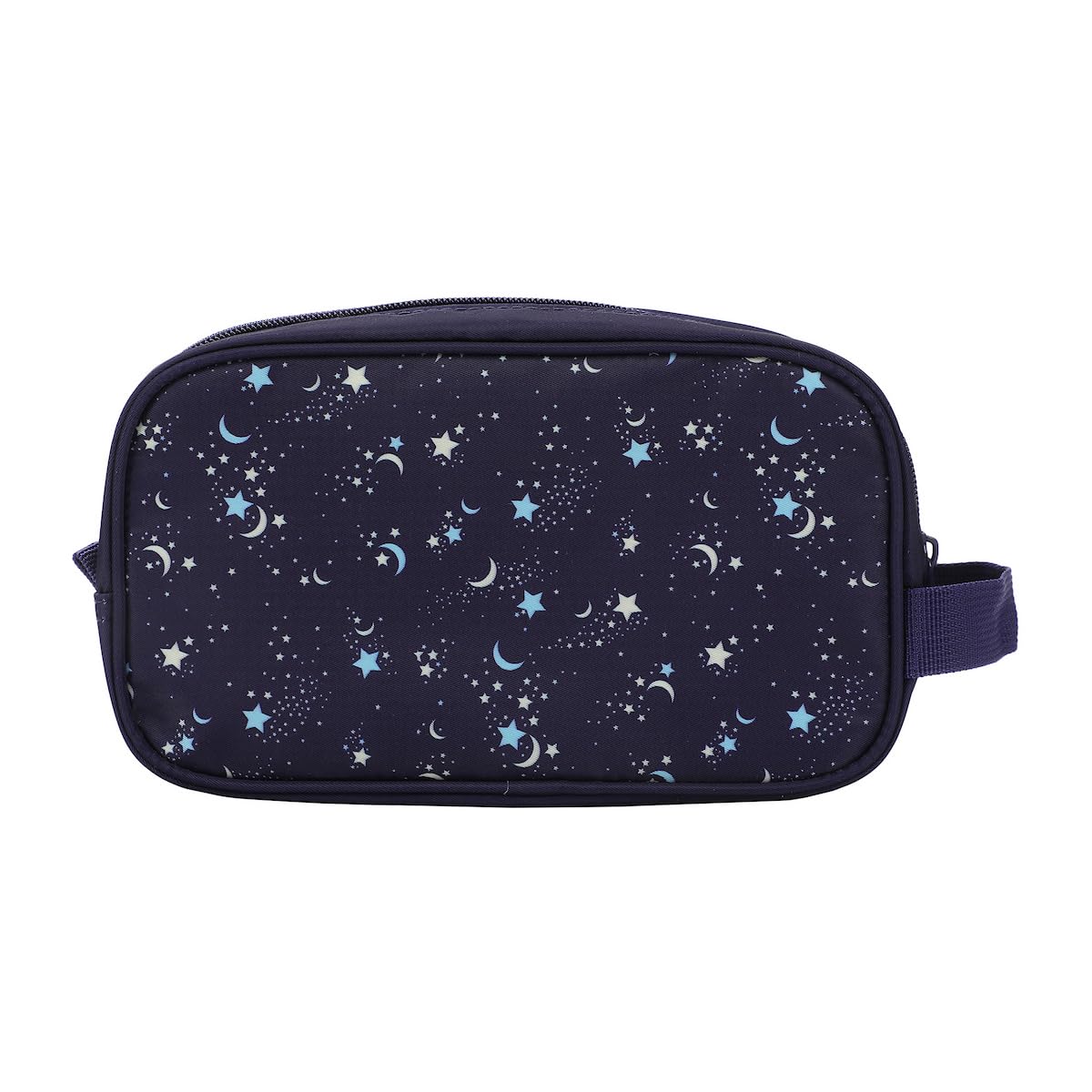 Bioworld Night Sky Dual Compartment Navy Toiletry Cosmetic Kit