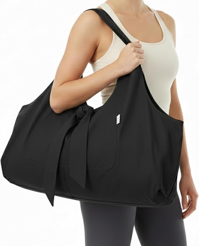 Yogiii Yoga Mat Bag | The ORIGINAL YogiiiTotePRO | Large Yoga Mat Bag or Yoga Mat Carrier with Side Pocket | Yoga Bag Fits...
