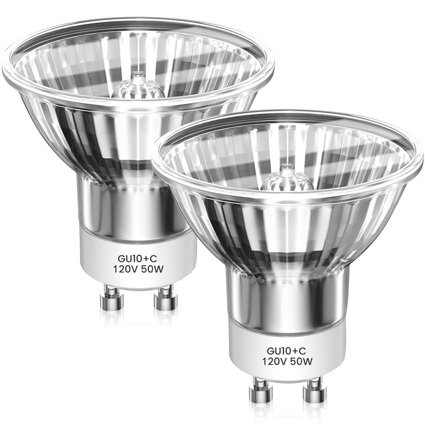 KOHEOPT GU10 Halogen Bulb 120V 25W 2pcs Candle Warmer,2700K Dimmable Replacement for Candle Warmer Wax Burner Track Light Bulbs, Range Hood Light Bulbs Warm White Light