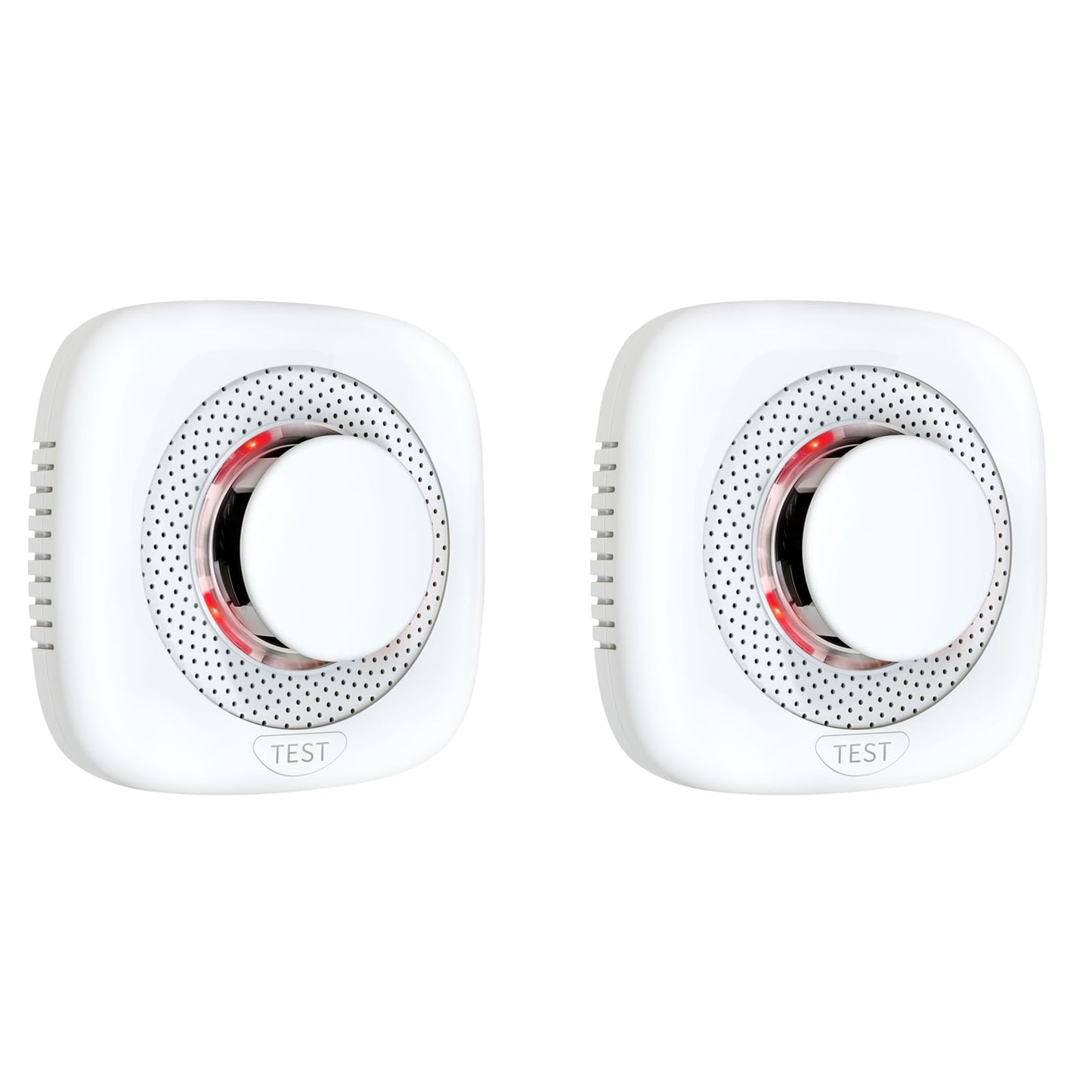 SHYEEH Smoke Detector, Fire Alarms Smoke Detectors, Smoke Alarm Battery Powered, Portable Smoke Detectors with LED Indicator, MY-S05, 2 Packs