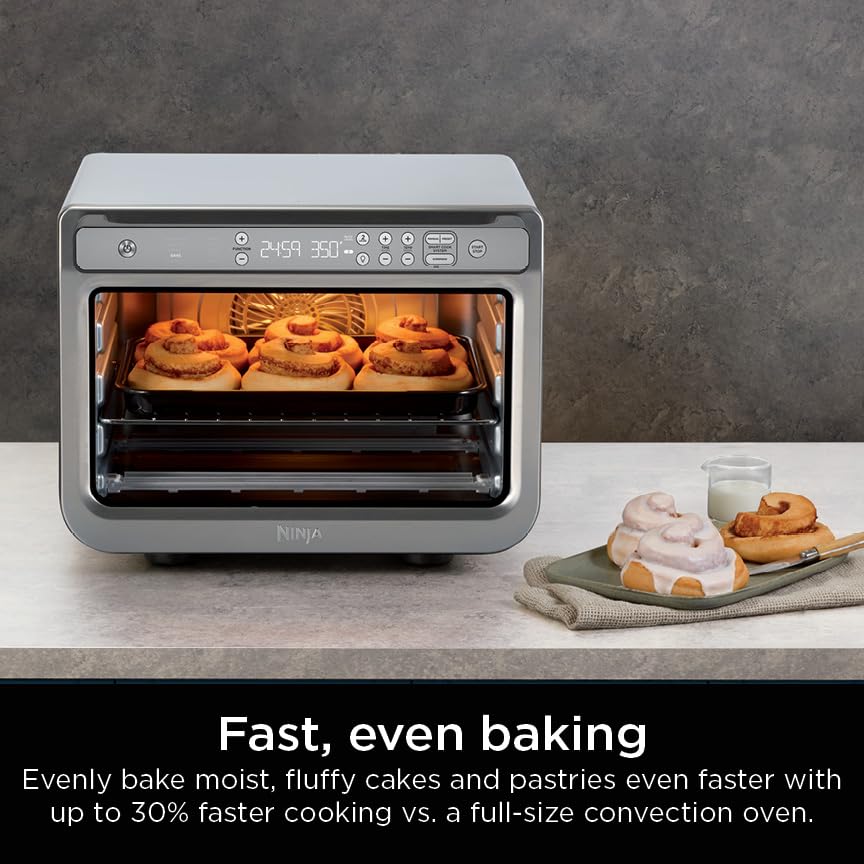 Ninja Prestige Smart XL with Pro Cook System 10-in-1 Air Fry Digital Countertop Convection Toaster Oven with Air Fry, Air ...