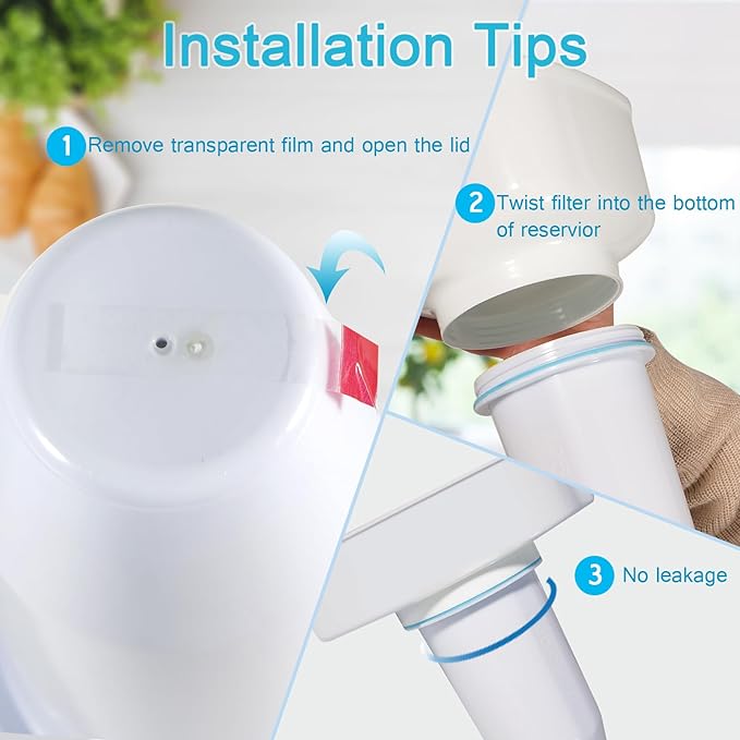 VIPHASES 12 Pack ZR-001 ZR-017 ZR-004 6-Stage Replacement Water Filters, Replacement for Pitchers and Dispensers, Advanced 0 TDS System to Removes 99.99% Lead, Chlorine, Fluoride, PFOA/PFOS