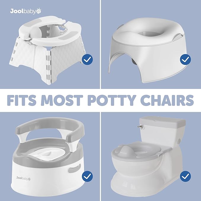 Disposable Potty Liners – Universal Fit for Potty Chairs, Super-Absorbent (60 Count) – Jool Baby