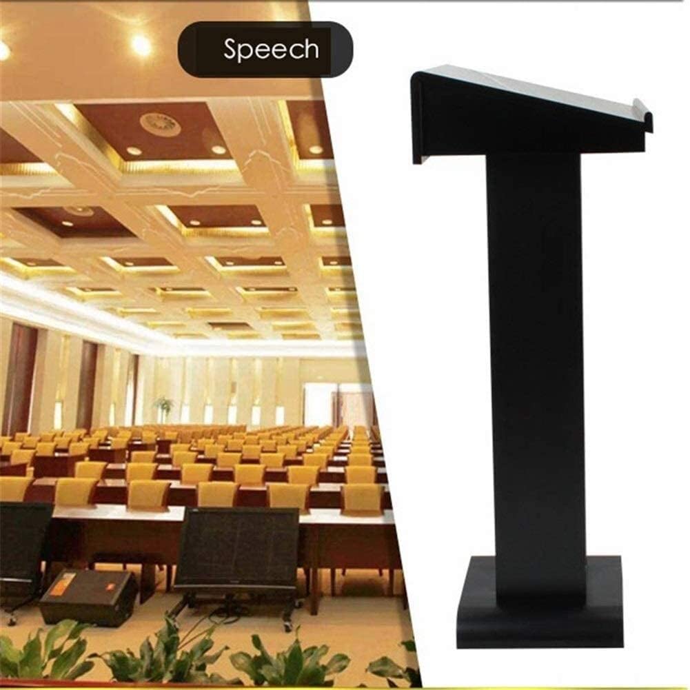JOuan Lectern Podium Stand, Lectern Podium Stand,Portable Podium Office Conference Lectern Table, Lecture Platform Speaking Simple Modern Hosting Stage Welcome Table Reception Desk Ideal