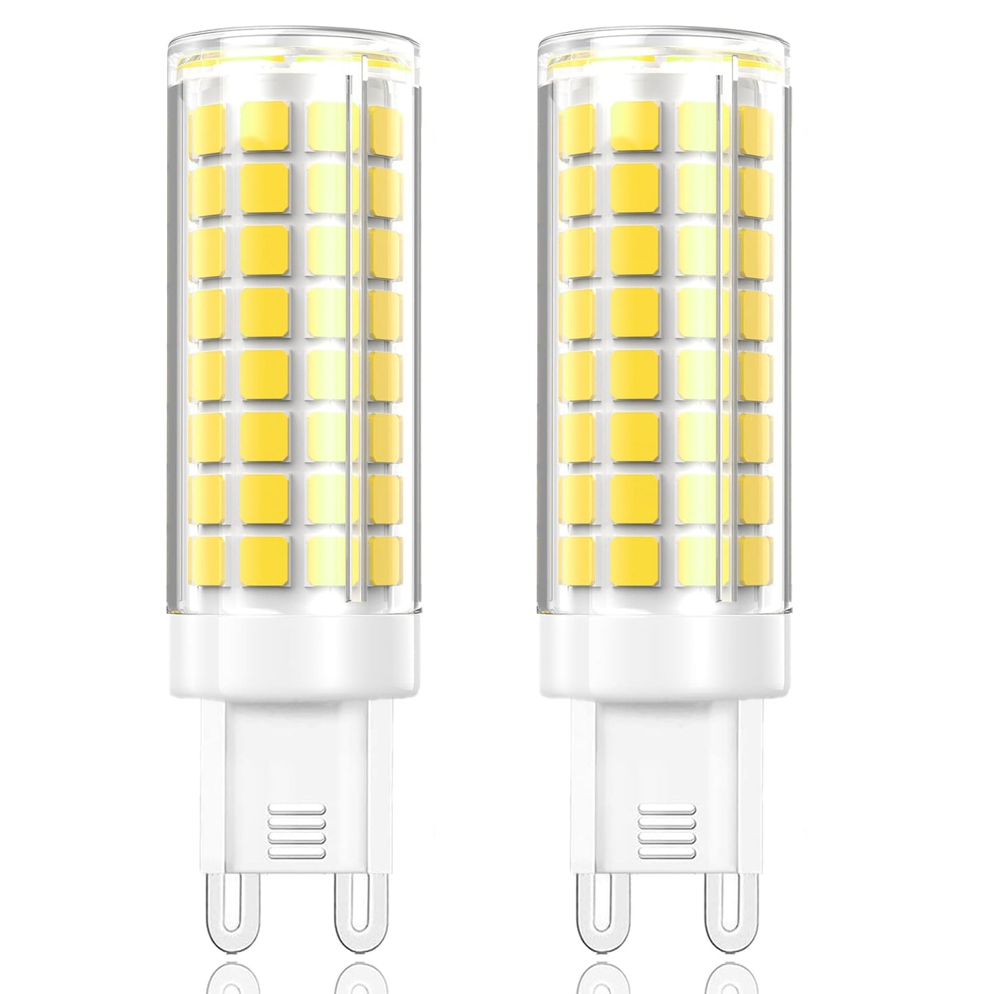 Vyaomli G9 Led Light Bulbs Dimmable 7W Equivalent To Halogen Bulb 75W-80W 730Lm  G9 Bi-Pin Base Light Bulb Ac 120V For Kitchen Chandelier Home Lighting (Daylight White  2 Pack)