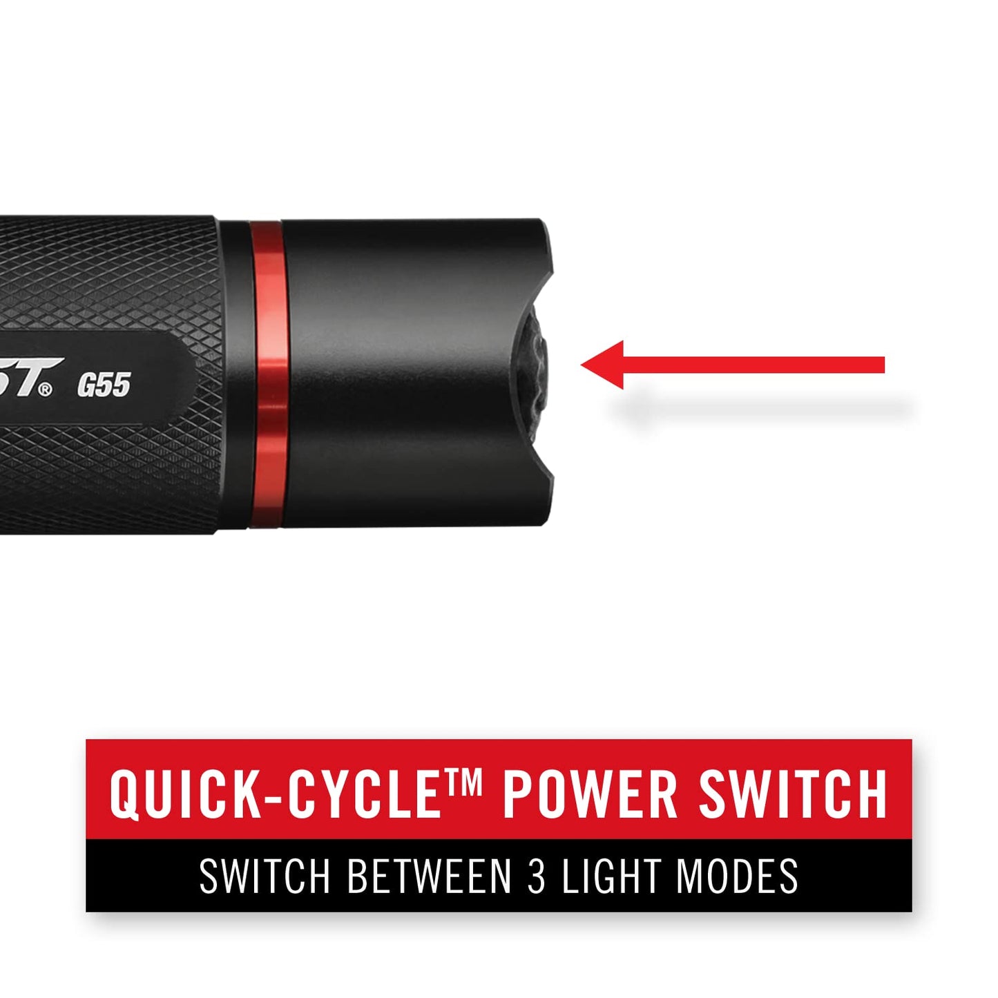 Coast® G55 Led Flashlight - 750 Lumen, Black, One Size, Model 21714, Batteries Included