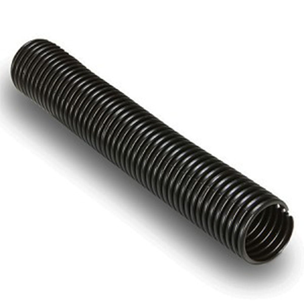 Electriduct 3/8 Split Nylon Wire Loom Tubing Corrugated Slit Flexible Conduit - 25 Feet - Black