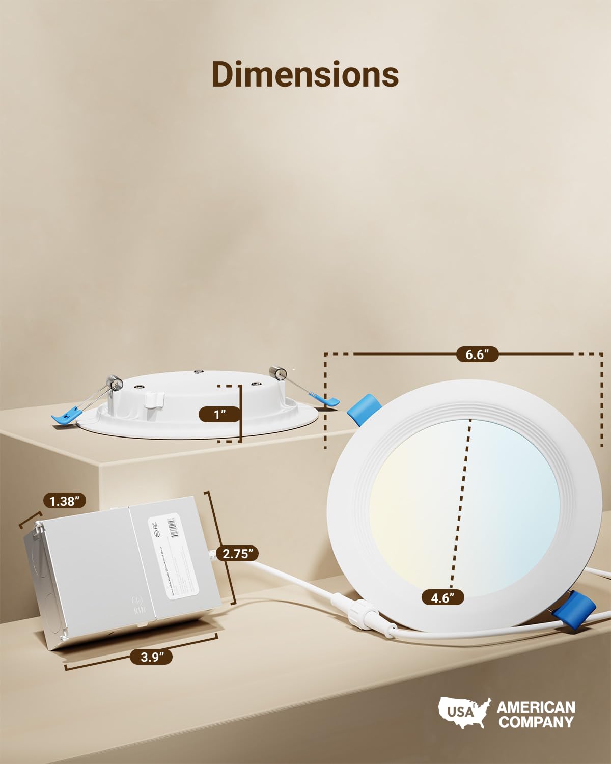 Sunco 24 Pack 6 Inch LED Recessed Light, Ceiling Canless Recessed Lights, Baffle Trim, 850 LM, 14W, Selectable CCT 2700K/3000K/4000K/5000K/6000K, Dimmable with Junction Box