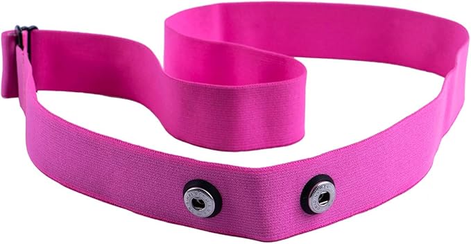XUXIN Replacement Heart Rate Monitor Soft Strap Adjustable Elastic Chest Mount Belt Compatible with Polar, Garmin, Wahoo S...