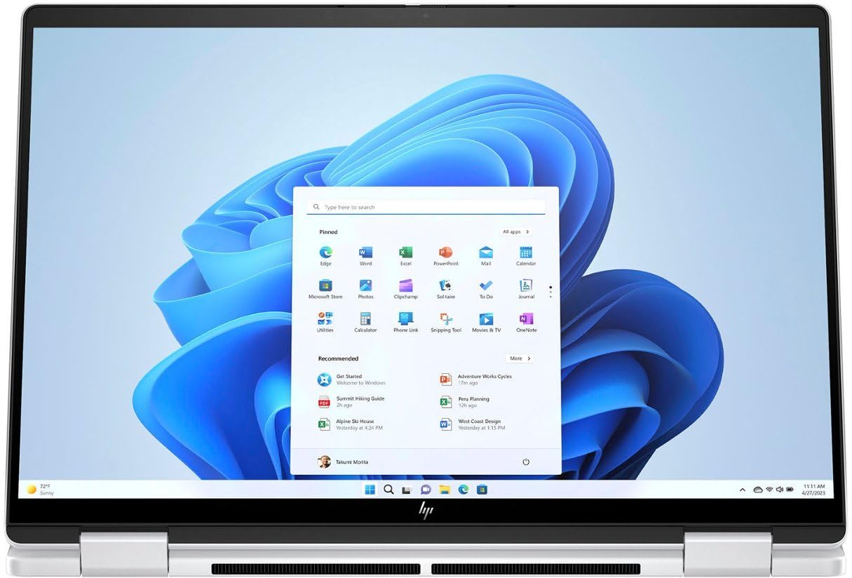 Hp Envy X360 Laptop 14 2 In 1 Fhd+ Ips Touchscreen Ai Laptops, Amd Ryzen 5 8640Hs (Beats I7-1255U) Up To 4.9Ghz, 16Gb Ram 1Tb Pc