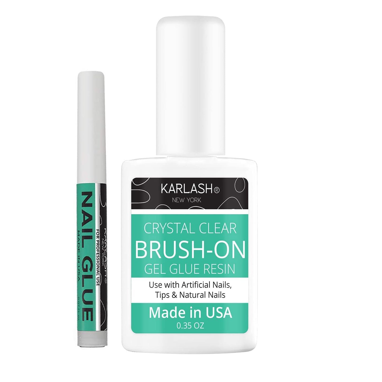 Karlash Super Strong Brush On Nail Glue for Acrylic Nails and Press on Nails Bonding Acrylic Nail Glue Adhesive, Perfect for Acr