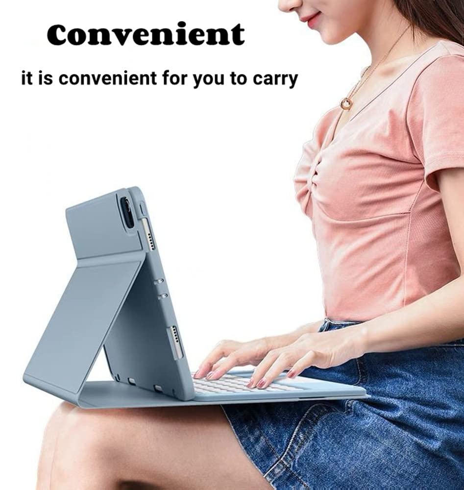 Anmengxinling Keyboard Case For Ipad Air 13 Inch (M3 2025/M2 2024)/Ipad Pro 12.9 6Th/5Th/4Th Generation,Touchpad Detachable Keyb