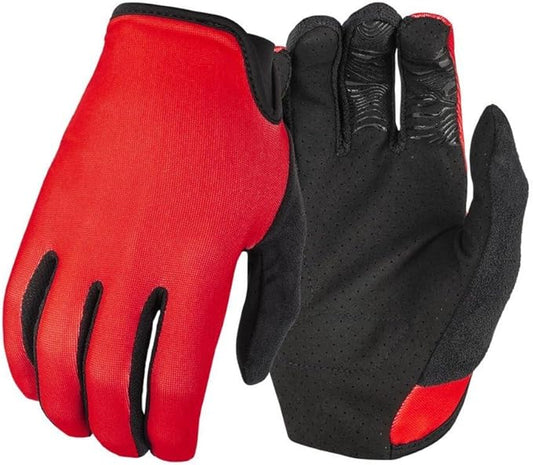 1 Pair Racing Radium Long Finger Gloves (Red) 3XL