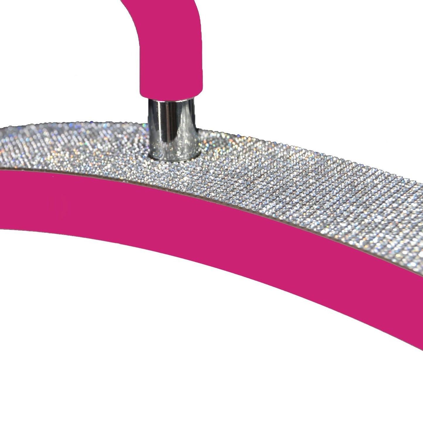 Atlas View Dimmable Led Moon Light - Adjustable Height Bling Lamp, Hot Pink, Model 4, Aluminum For Estheticians & Nail Techs