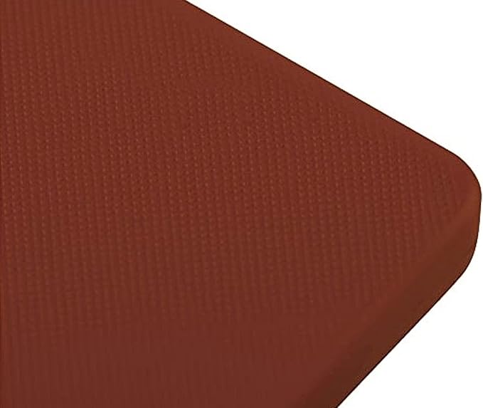 TrueCraftware- 20" X 15" X 1/2” Cutting Board for Kitchen Brown Color Plastic- Color Coded Durable Kitchen Cutting Board Chopping Board Non Slip Cutting Mat for Meat Vegetables Dishwasher Safe