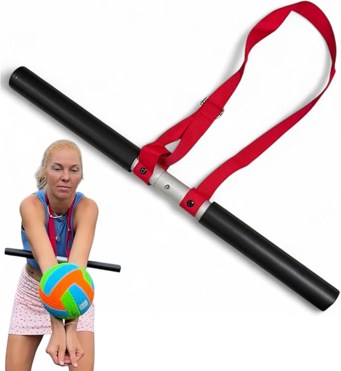BOARDEE Bump-Pass Volleyball Training Kit - Foldable Lightweight Aluminum Sticks for Correcting Bump-Pass, Passing Practic...