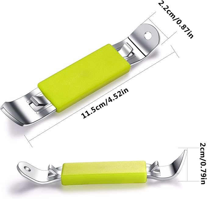 3 Pieces Magnetic Bottle Openers Can Opener Classic Beer Opener Stainless Steel Small Bottle Opener Can Tapper with Magnet for Camping and Traveling HANCELANT (Green)4.52 X 0.87 X 0.79 inches