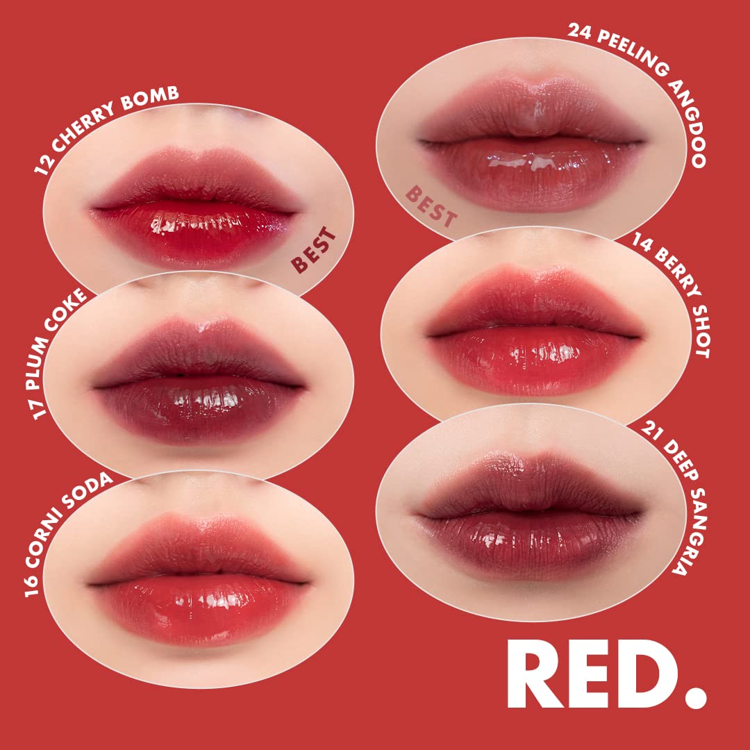 rom&nd Juicy Lasting Tint 22 POMELO SKIN, Vivid color, & Glossy Finish, Long-lasting, MLBB, moisturizing, Highly-Pigmented, Clea