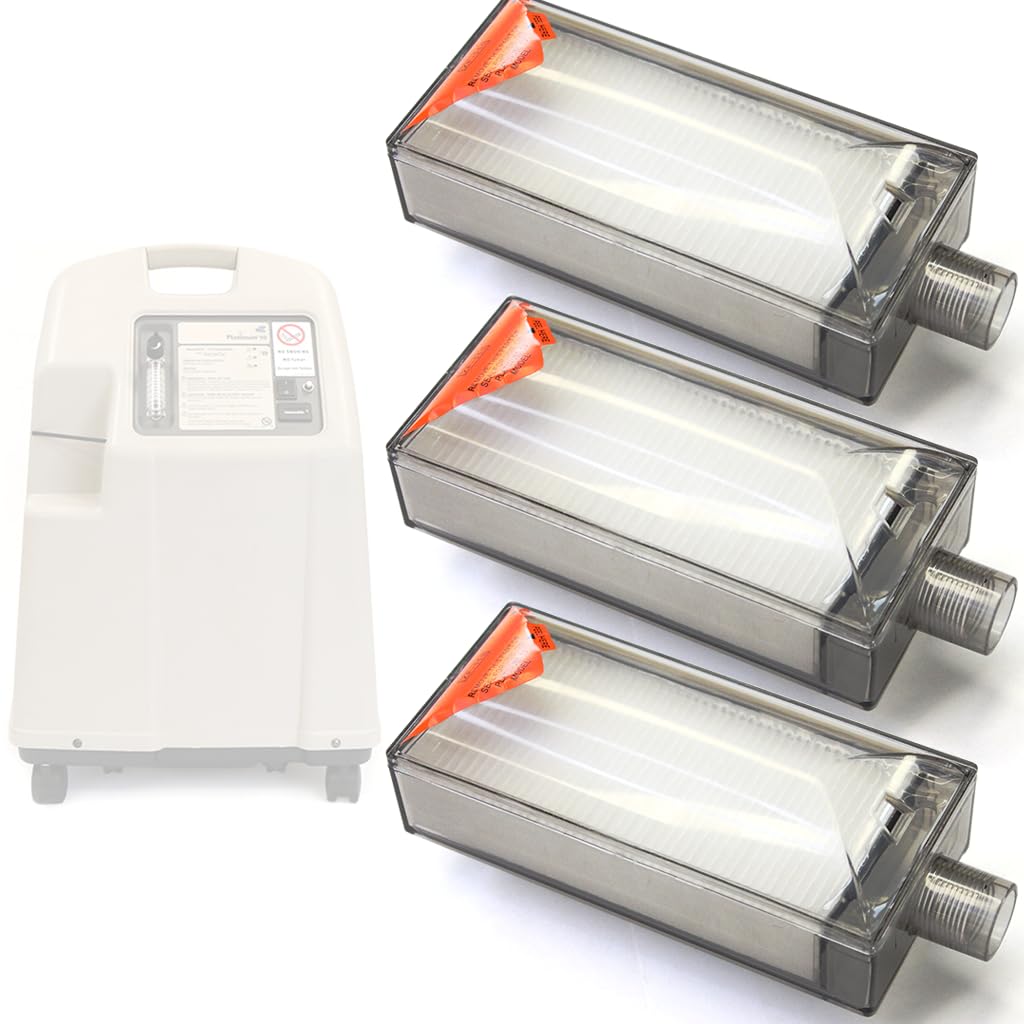 3-Pack Inlet Filter 1131249 for Invacare Perfecto Platinume,O2 Concentrator Intake Filter