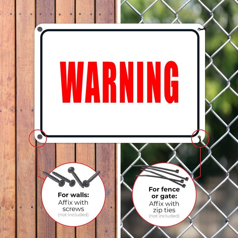 Life Jackets Must Be Worn Sign - UV-Ink Printed Aluminum 12"x8", Outdoor Marine Use for Business