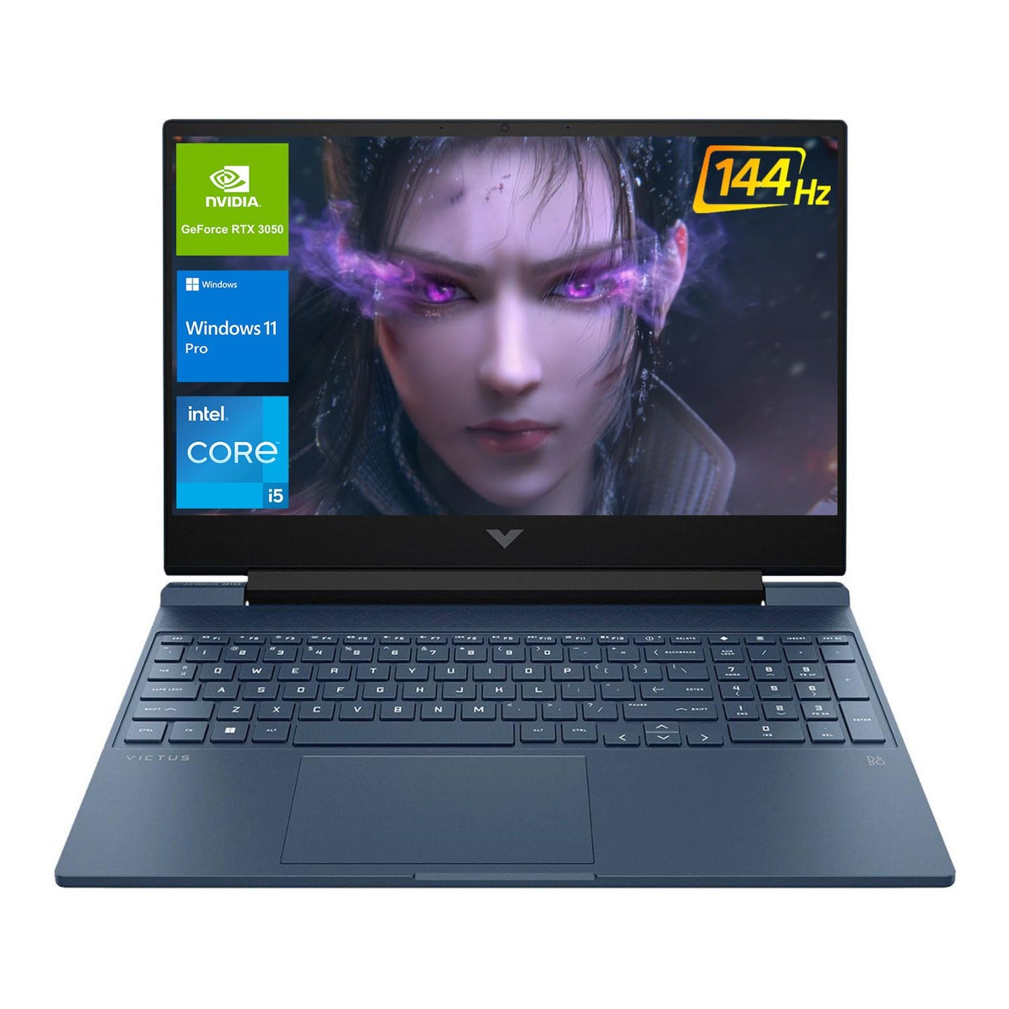 Hp Victus 15.6 I5 Premium Gaming Laptop, 15.6 Fhd 1920*1080 144Hz, Intel Core I5-12450H, Nvidia Geforce Rtx 3050, 32Gb Ram, 2Tb