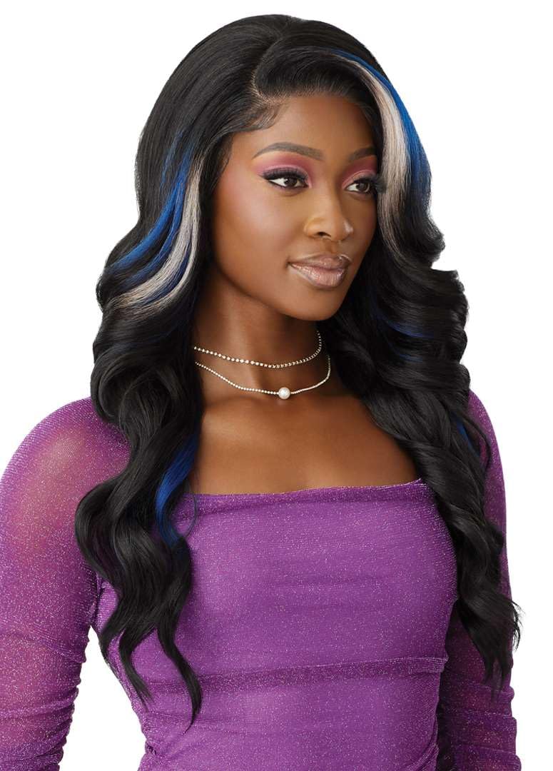 Outre Lace Front Wig - Perfect Hair Line 13X4 - Swoop Series - Swoop 8 (GINGER SPICE)