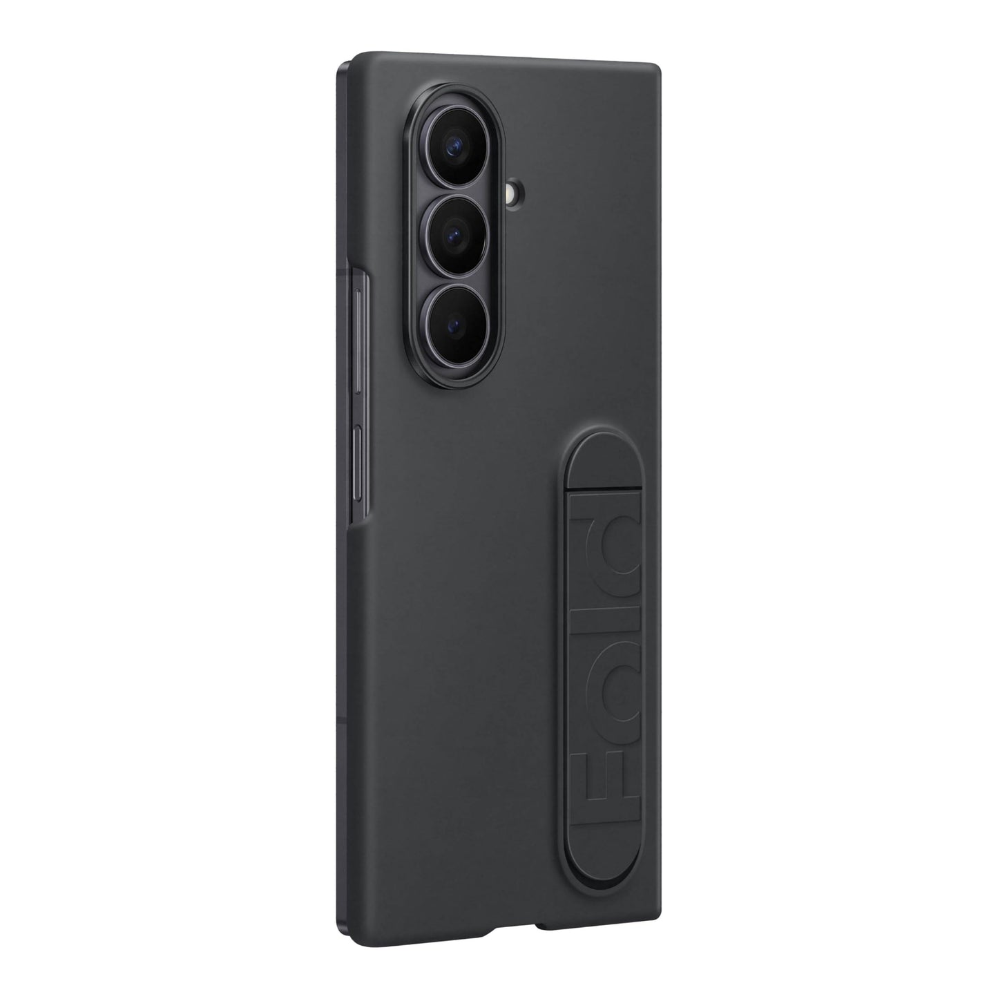 Samsung Galaxy Z Fold7 Silicone Phone Case, Protective Cover With Stand, Secure Grip, Soft, Comfortable Design, Us Version, Blac