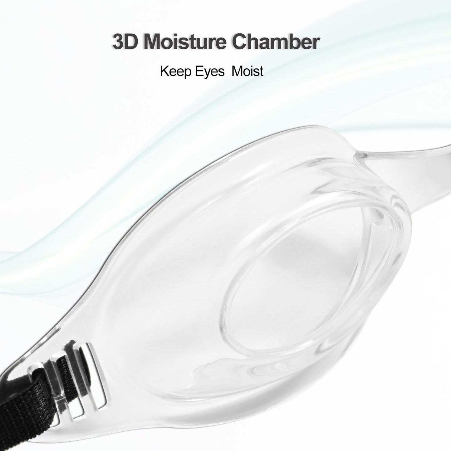 cosycare Dry Eye Relief Moisture Chamber Goggles - Adjustable Night Sleep Eye Protection for Chronic Dry Eyes, Post-LASIK Recovery & Evaporative Tear Relief