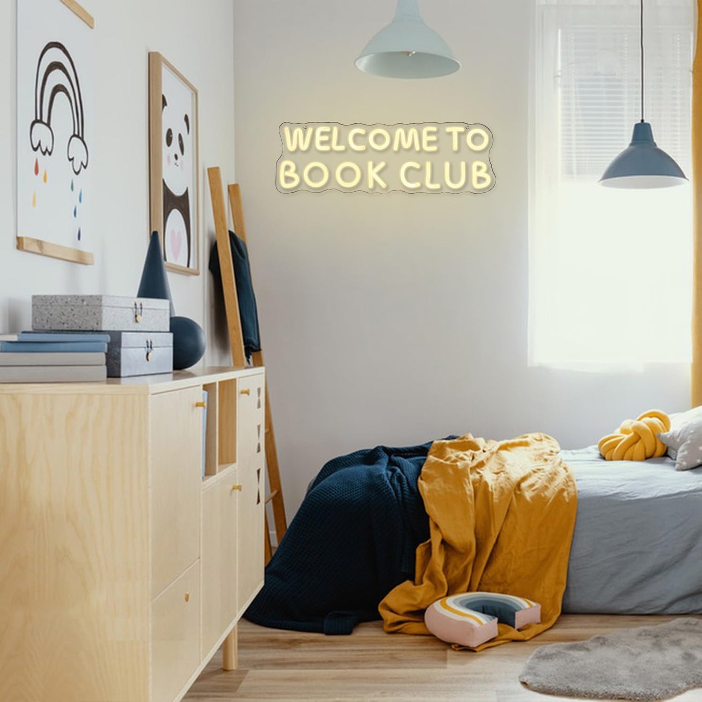 Lmsignly Welcome To Book Club Neon Sign For Wall Decor Led Letter Neon Light Book Club Neon Sign For Library Bedroom Classroom Bookstore Decor Room Led Sign Reading Lover Gift