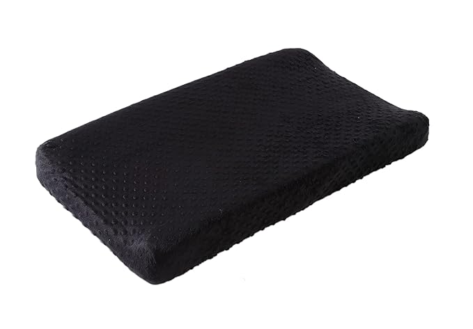 Changing Pad Cover, Soft Changing Table Sheets for Baby Boy and Girl, Diaper Changing Table Cover Fit 32"/34'' x 16" Pad (Black)