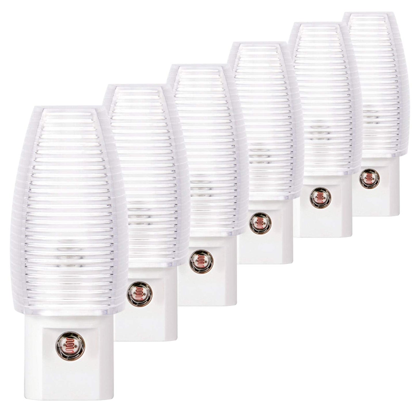 Emotionlite LED Night Light, Dusk to Dawn Sensor, 6 Pack, Neutral White, Model ELN-085-6-850, Ideal for Kids, Nursery, Bedroom, Bathroom