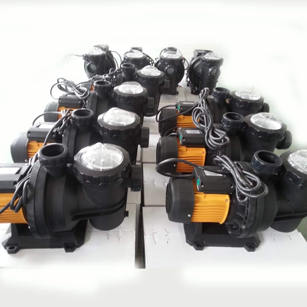 PWS Solar Powered Swimming Pool Pump, 72VDC, 1.6HP, 62ft, 136GPM, Solar Water Pump with MPPT Controller, Suitable for Salt Water, JP31-19/1200