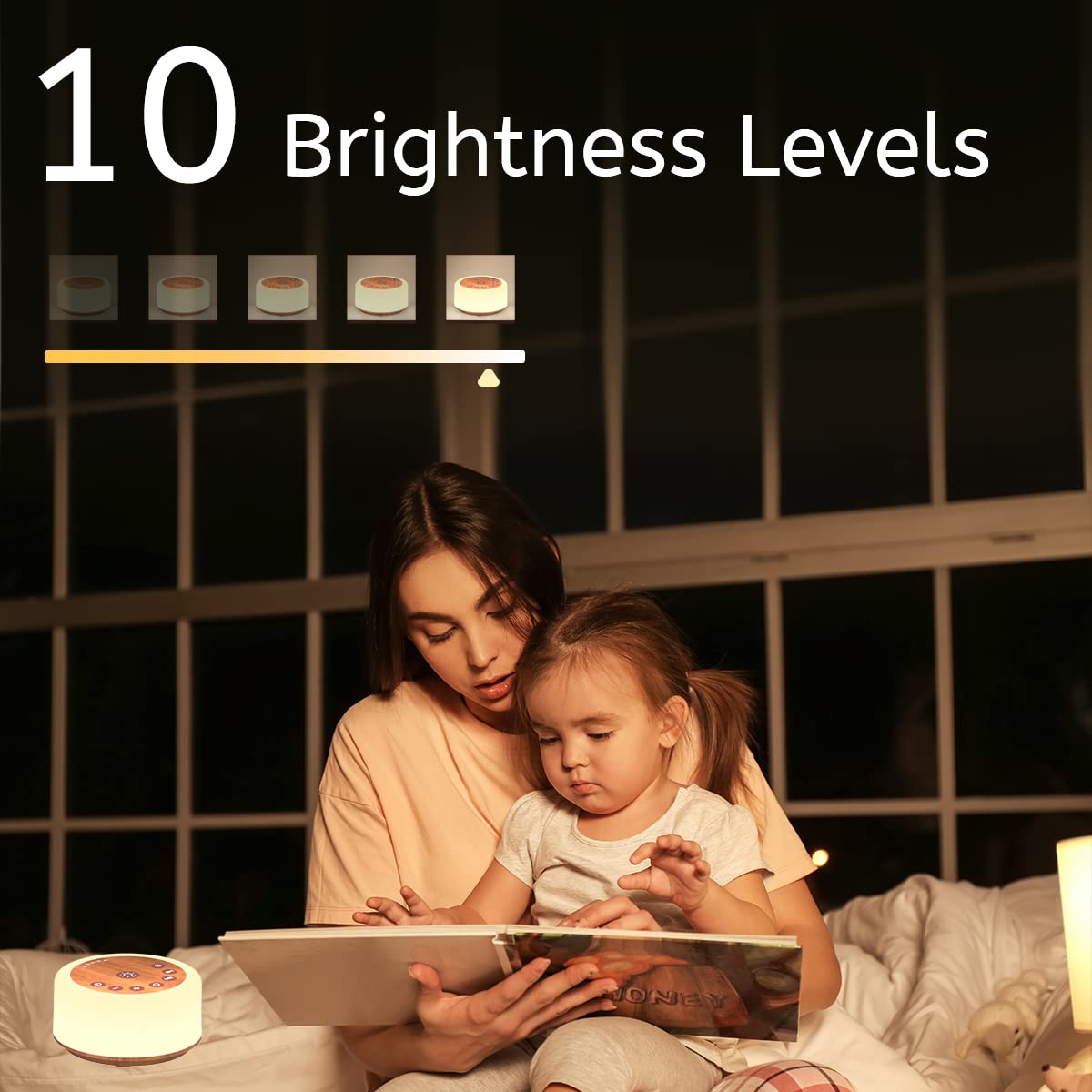 ColourNoise Sound Machine White Noise Machine 12 Colors Night Lights Brown Noise Machine with 30 Soothing Sounds Sleep Sound Machine with 5 Timers Portable for Home Travel and Office