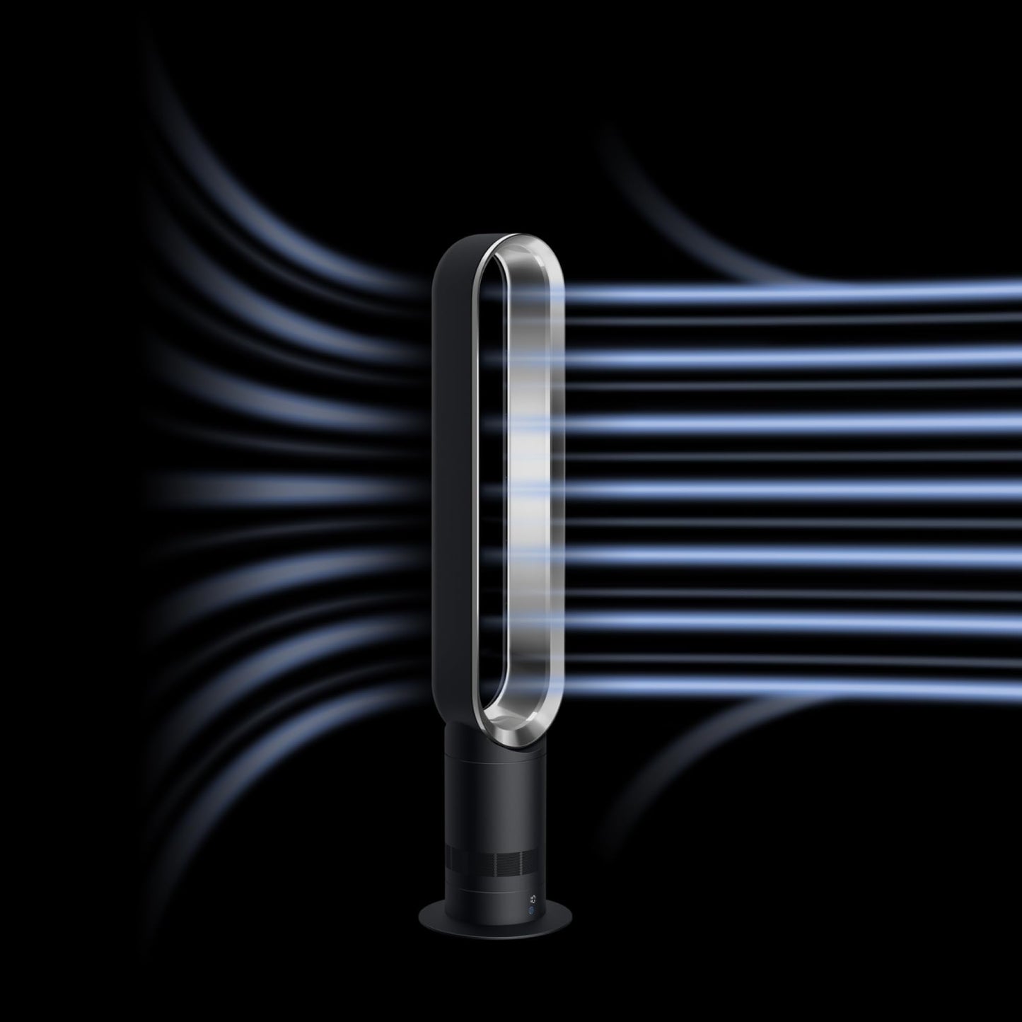 Dyson Cool AM07 Air Multiplier Bladeless Tower Fan, Iron/Blue