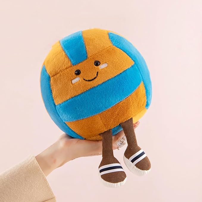 12inch Volleyball Plush Toys Soft Stuffed Sports Plush Balls Cute Fun American Soccer Doll Toys with feet Creative Footbal...