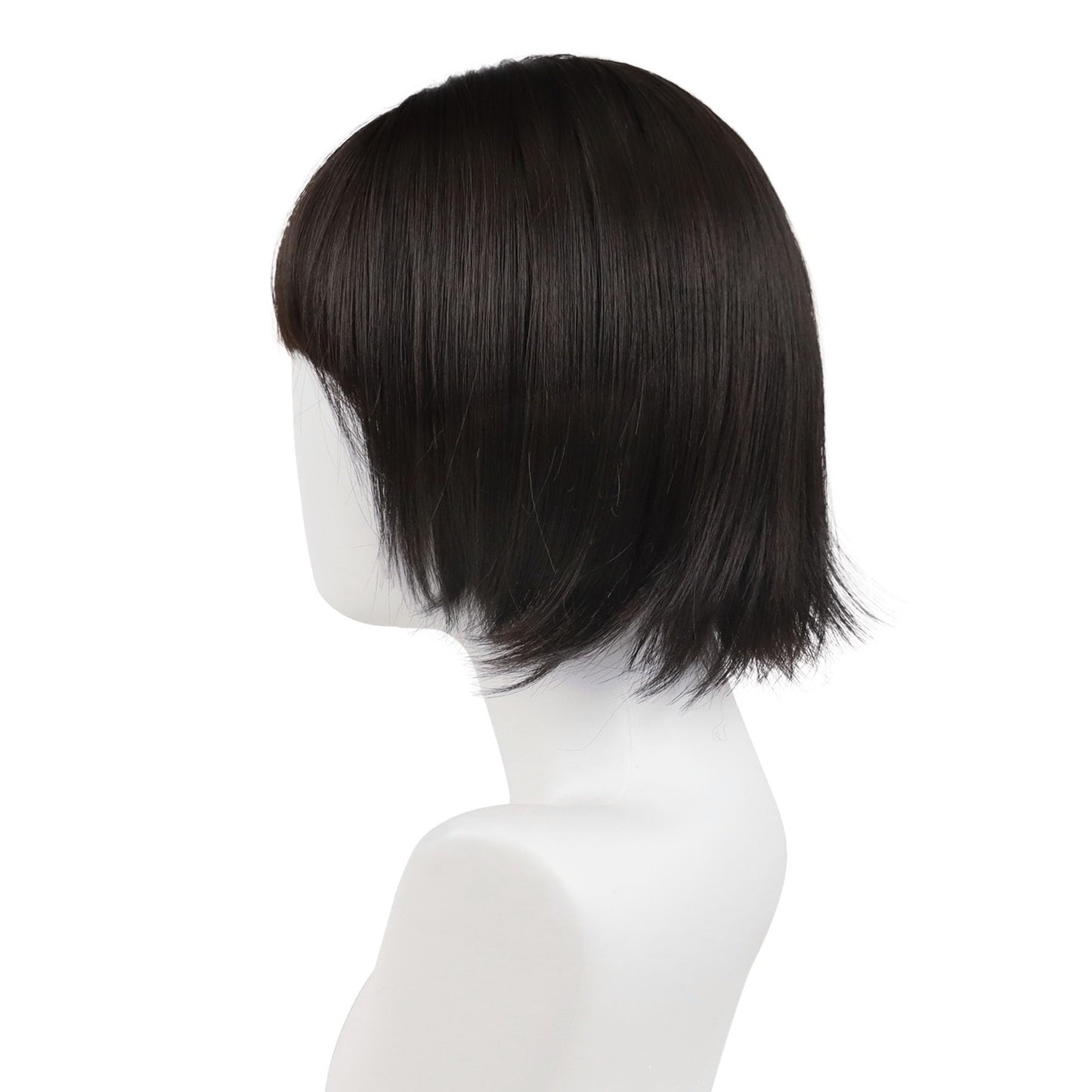 GNIMEGIL Dark Brown Wig Short Straight Hair Mavis Cosplay Wigs for Women Halloween Costume Heat Friendly Synthetic Fiber