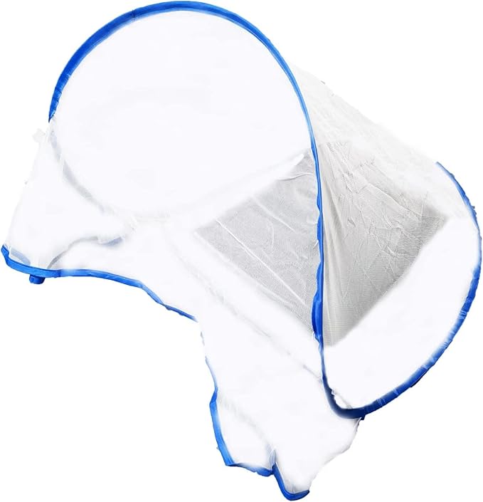 CMINGJ Portable Mosquito Head Net Foldable Pop-Up Travel Essentials Mosquito Net for Bed Free Installation-Large Size Suitable for Bedroom, Camping, nap (Medium)