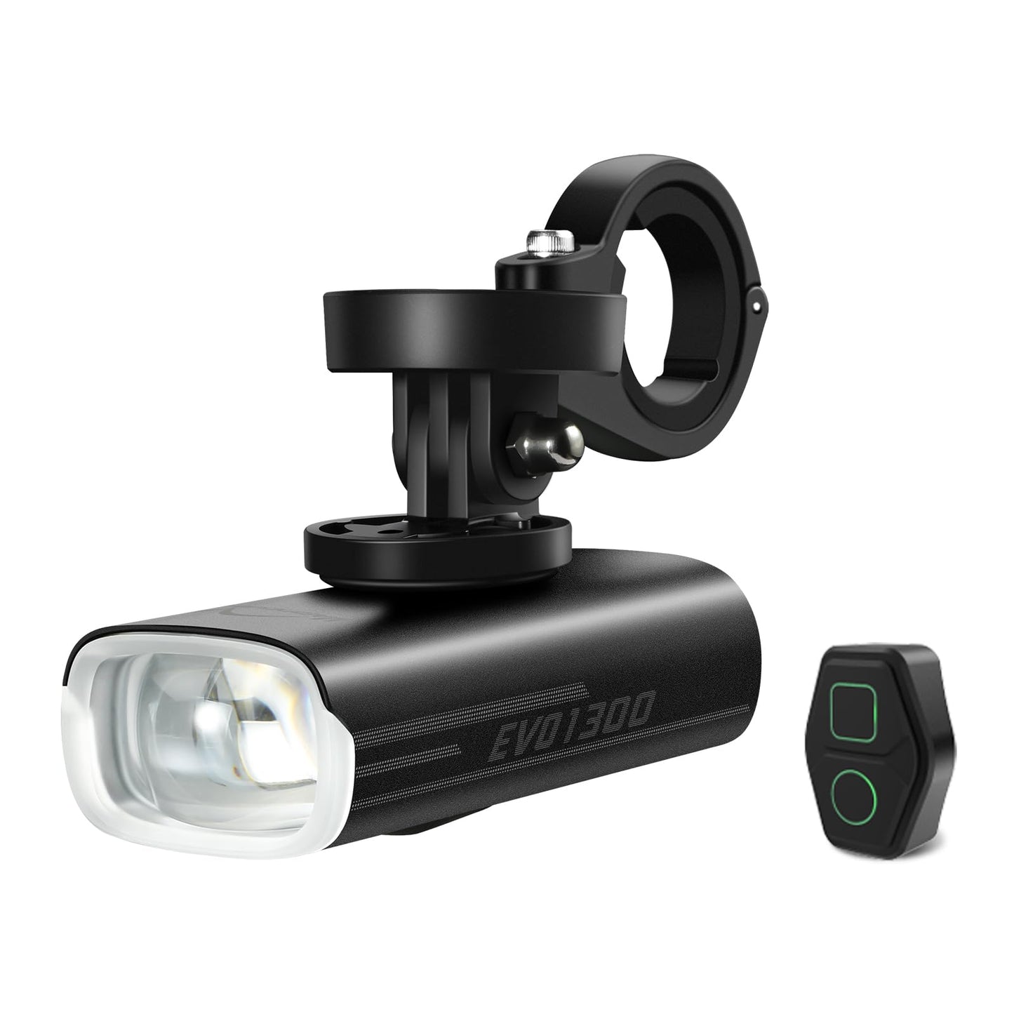 Magicshine EVO 1300 Bike Light - 1300 Lumens Waterproof Front Light with Remote Control, USB-C Rechargeable, Black