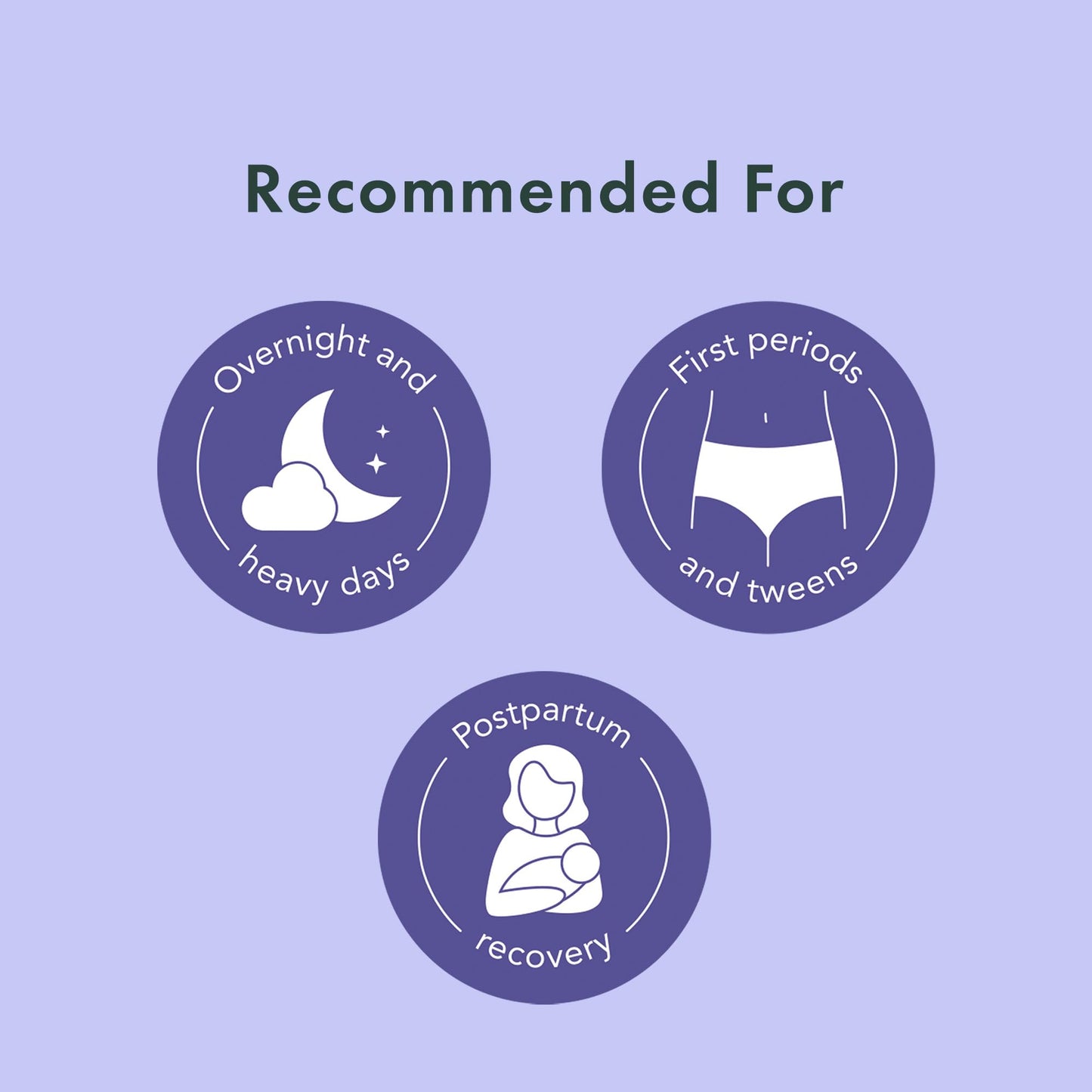 Rael Disposable Underwear for Women, Organic Cotton Cover - Postpartum Essentials, Leak Locker, Unscented, Maximum Coverage (Size L-XL, 12 Count)