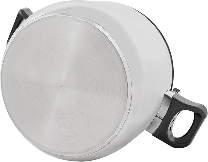 27.5QT Stainless Steel Pressure Cooker, 60Kpa Large Steamer Cooking Pressure Canner, Safety Valves, Compatible with Induction and Gas Stovetops for Family or Commercial