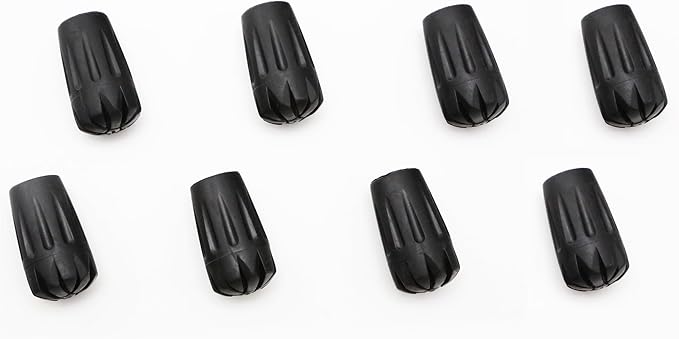 TREKOLOGY Trekking Pole Tips - Walking Sticks Replacement Tip Protectors - 11mm Hole Diameter - Fit Most Standard Hiking P...