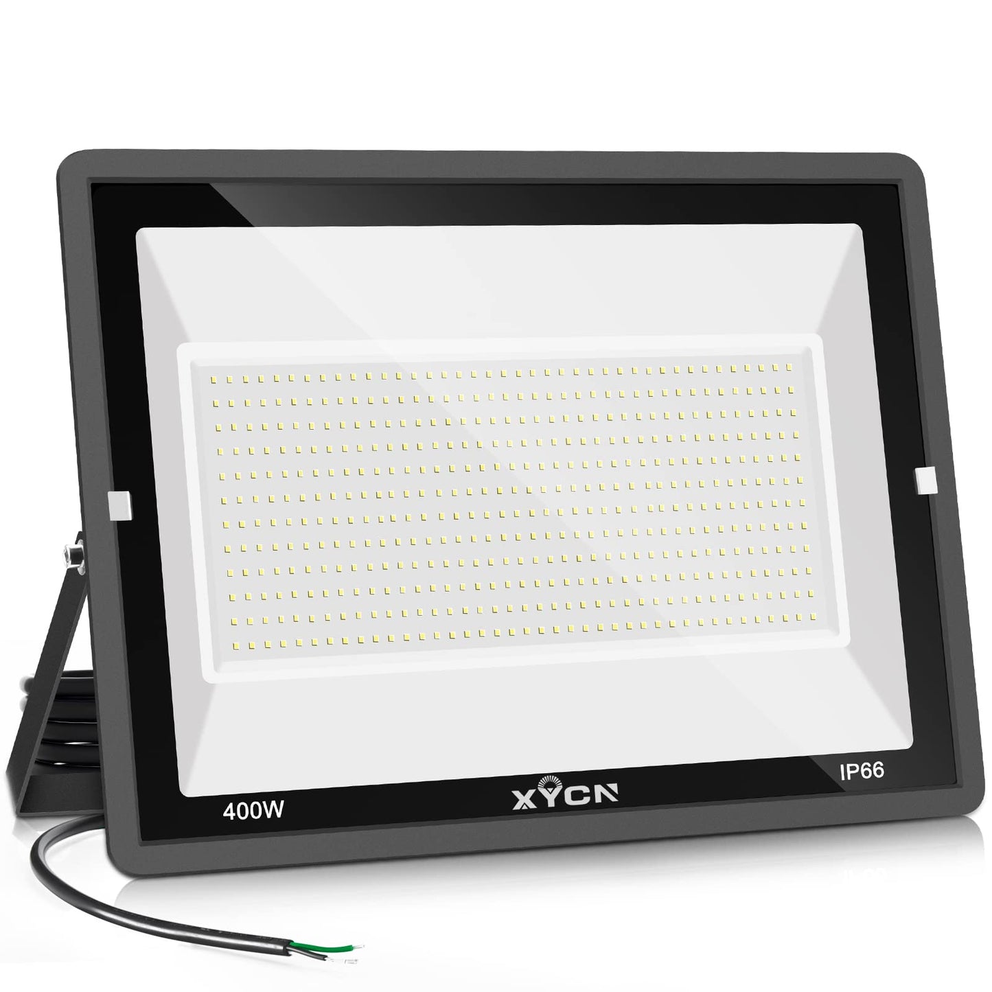 Xycn 400W Led Stadium Flood Lights Outdoor(2350W Equivalent) 50000Lm Super Bright Led Arena Lights 100-277V Ip66 Waterproof 5000K Daylight White Commercial Lighting For Sports Fields And Counts