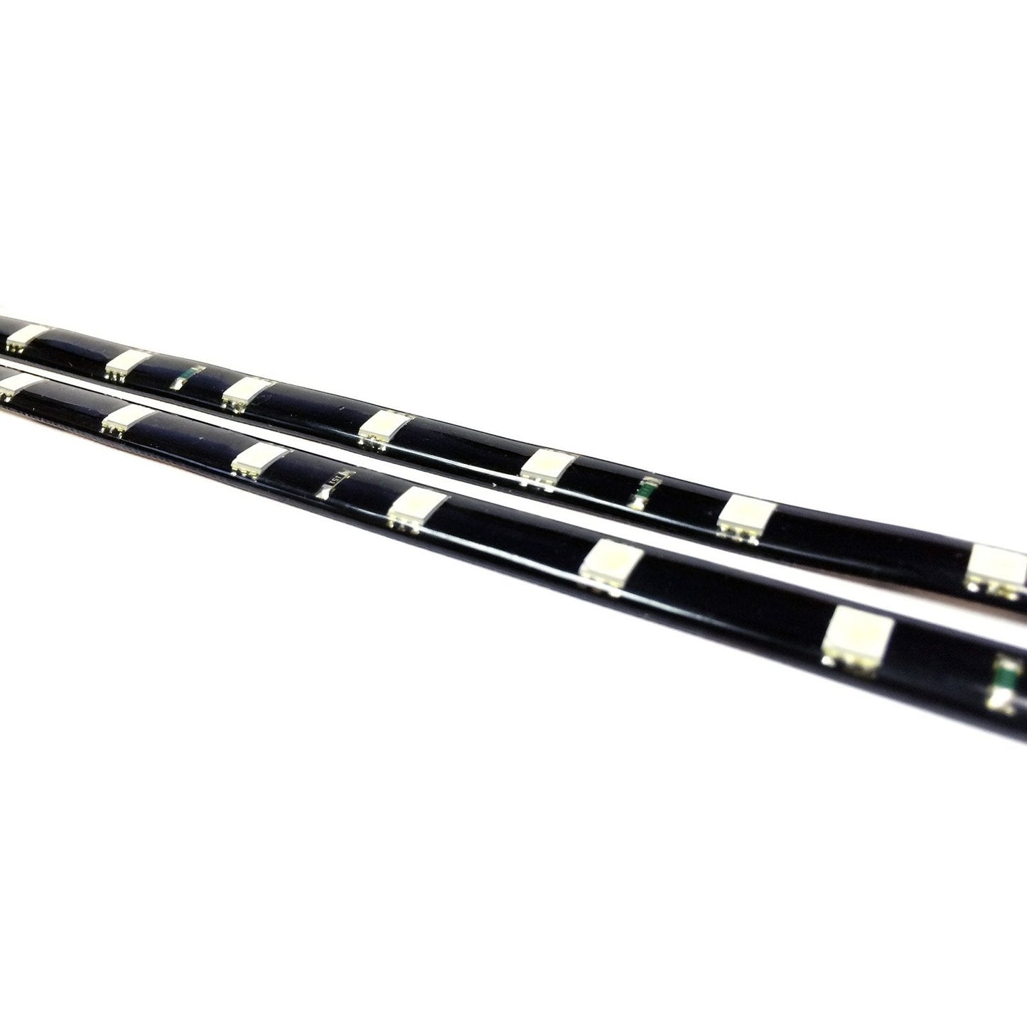 SOCAL-LED 12in Green Flexible LED Strips, Waterproof, 5050 SMD, High Power Accent Light for Car DRL Under Dash