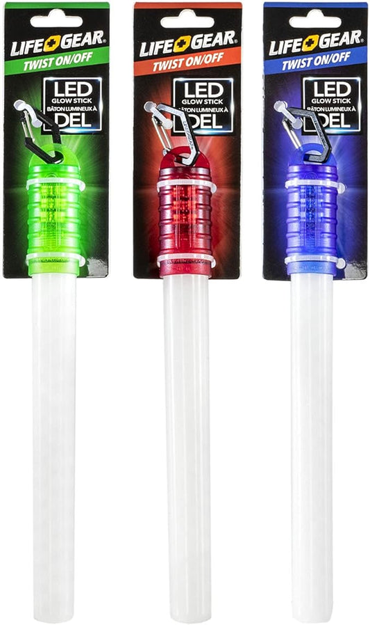 Life Gear Reusable Glow Stick Regular - Assorted - 1 Light Stick Per Order