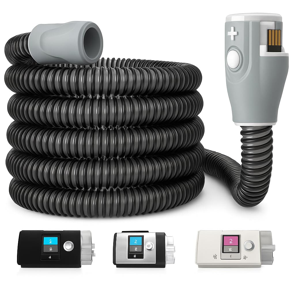 ZURNMED® Climate-Line Air Hose for AirSense 10 & AirCurve 10 (6.5 ft / 2 m) – Premium CPAP Tubing Replacement – Flexible, Leak-Free Hose for Restful Sleep (S10 Models Only)